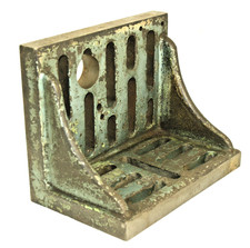 Large 10" x 8" Cast Iron Angle Plate Base 26mm Back 28mm Thick Weight 13.8Kg