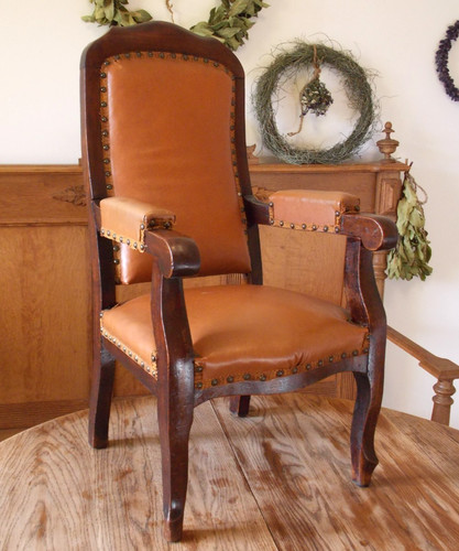 Antique childrens armchair - antique,