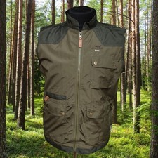 JAHTI JAKT Forest Waistcoat Men's Thin Hunting Zip Vest Size S (M)