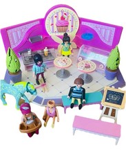 Playmobil 9080 Cupcake Shop Cafe Playset with Figures - No Box,Read Description.