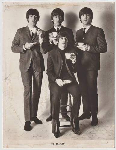 Beatles autographed signed - beatles,