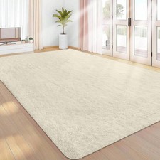 Thick Large Fluffy Rugs Non