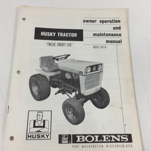Bolens husky twelve twenty - bolens,