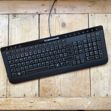 Dell Alienware Black Wired USB Keyboard (SK-8165)  VGC
