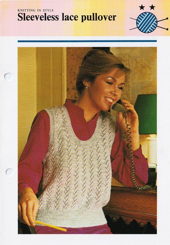 Woman knitting pattern - woman's,