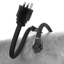 P900 OFC Copper Wire & Silver Plated Mixed Cord UK EU Plug HiFi Main Power Cable