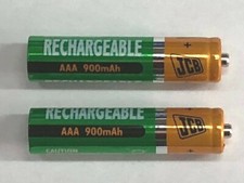 2 x Rechargeable JCB BT Diverse 6110 6210 6250 7110 7410 AAA 900mAh Batteries