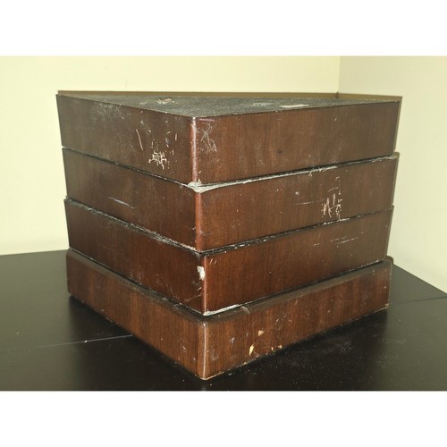 Set triangular wood - set,