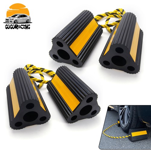 Pack rubber wheel chocks - rubber,