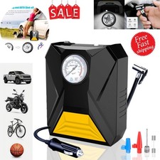 12V Electric Car Tyre Inflator Pump 150PSI Portable Pointer Air Compressor Pump