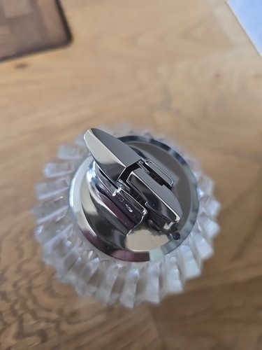 Ronson heavy glass table