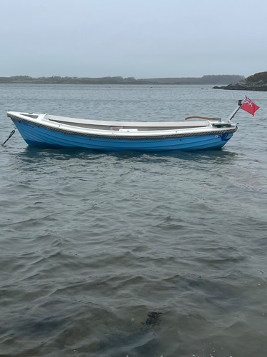 Fibreglass launch boat - boat, with