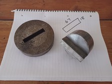 Large Rectangle Flypress Tooling Punch And Die 67 X 18mm (Approx) Rectangular