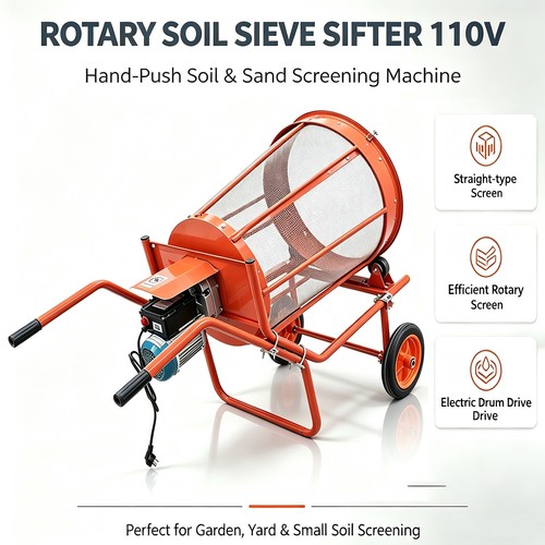 Electric rotary drum sand - drum,