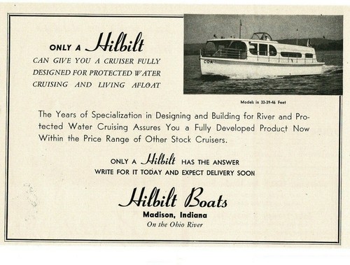 1945 hilbilt boats - hilbilt,