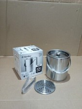 High-Grade Stainless Steel Ice Bucket with Lid and Tongs - 2.8 Litre N594