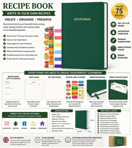 Recipe book write your - book, to
