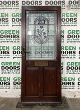 HARDWOOD LEADED FRONT DOOR