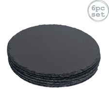 Round Slate Dinner Plates -