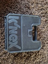 KNEX Black Storage Box Case With K'Nex Pieces