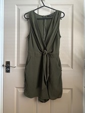 Quiz Khaki Playsuit - 8 NWT