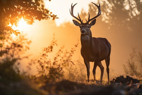 Stag deer animal canvas - stag,