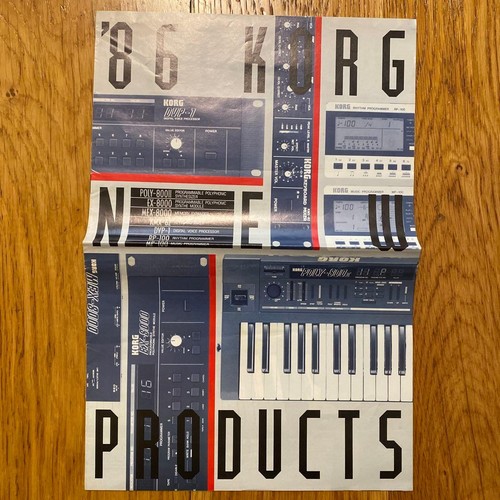 Catalog korg poly 800 dvp - catalog, dvp-1