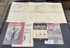 ORIGINAL WW2 GERMAN NEWSPAPERS & MAGAZINES JOBLOT DER ADLER BERLINER KORALLE