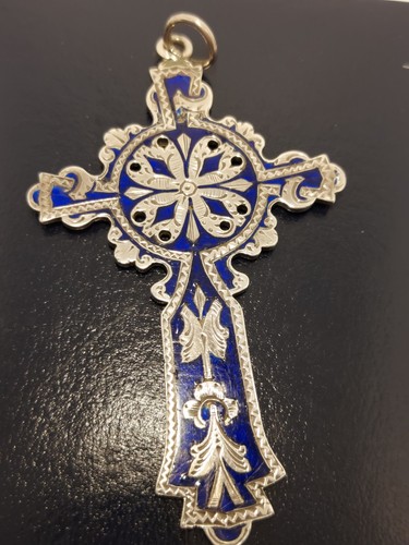 Antique iona blue enamel - antique,