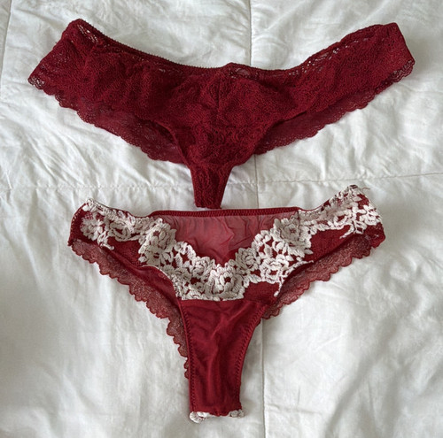 Women thong panties lace - m,