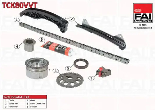 Timing chain kit upper simplex - kit,