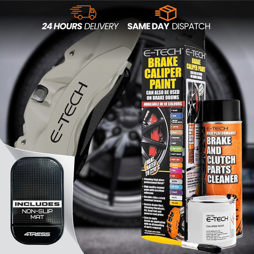 Brake caliper silver - silver, e-tech