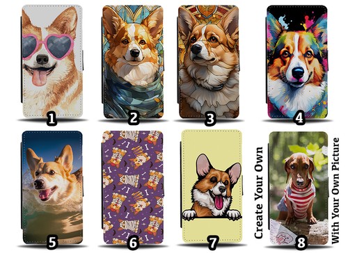 Corgi flip wallet - case, corgis