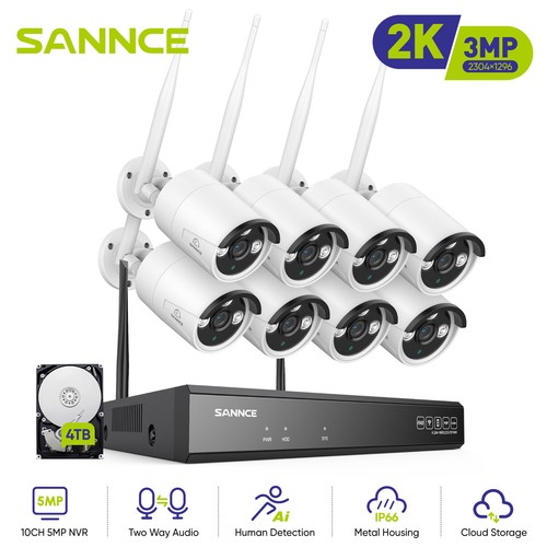 Sannce 3mp wireless cctv - 3mp,