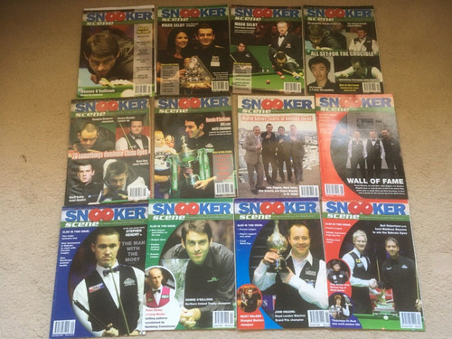 2008 snooker scene magazines - snooker,
