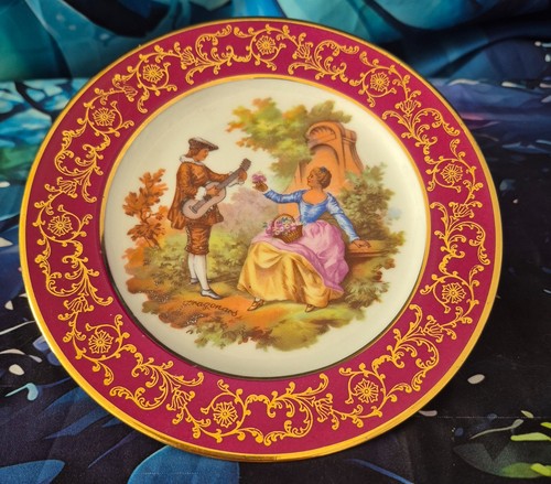 Vintage reine limoges plate - vintage, la