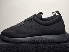 Men's Hermes Black Bouncing Sneakers 100% Cotton Size: EUR 40,5/ Uk 7
