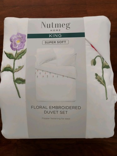 White super soft floral - white,