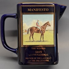 Martell Grand National Water Jug 1899 Manifesto, 1999 Bobbyjo. Mint.