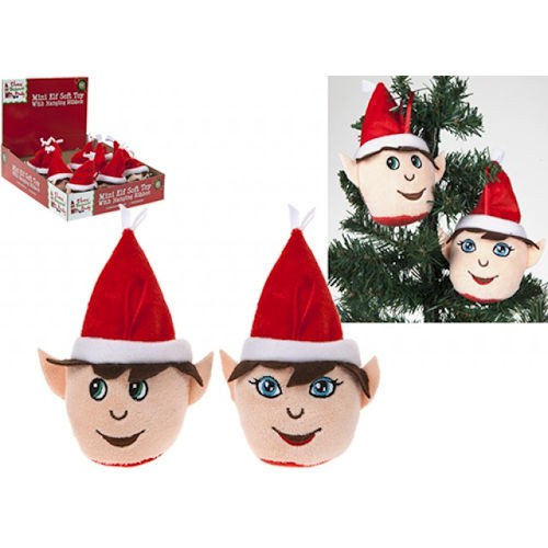 Elf head soft toy - toy, christmas