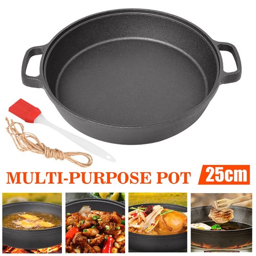 25cm round cast iron cookware - 25cm,