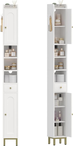 Slim bathroom storage - bathroom,