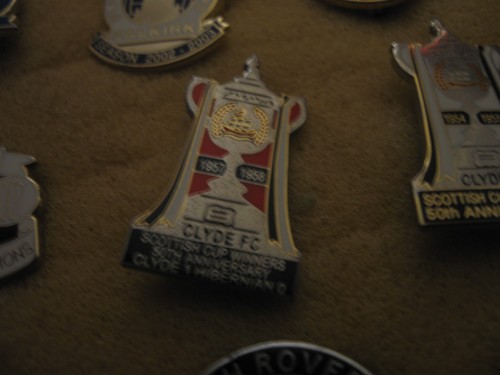 Rare old 2008 clyde football - clyde,