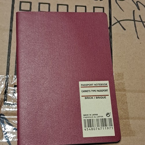 Muji passport notebook brick - muji,