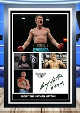 209 ricky hatton signed a4