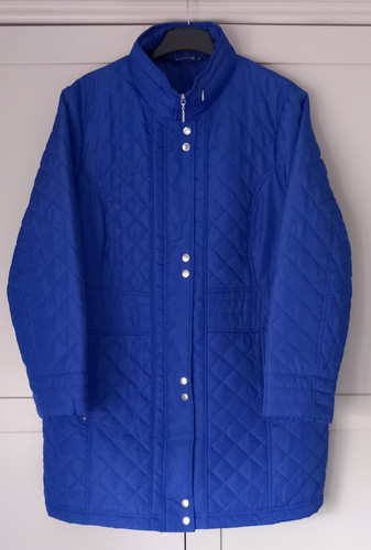 Bonmarche blue quilted mid - quilted,