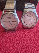Two Vintage Seiko Mens Watches
