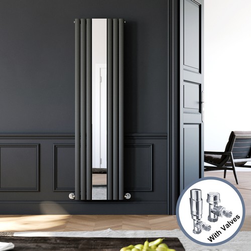 Mirror vertical radiator - vertical,