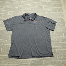 Dominos Gear Polo Shirt Mens XL Dominos Pizza Employee Uniform Polyester Stretch