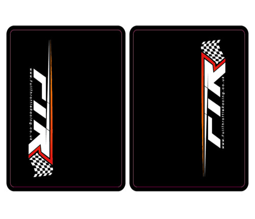 Ftr black upper fork graphics - fork,